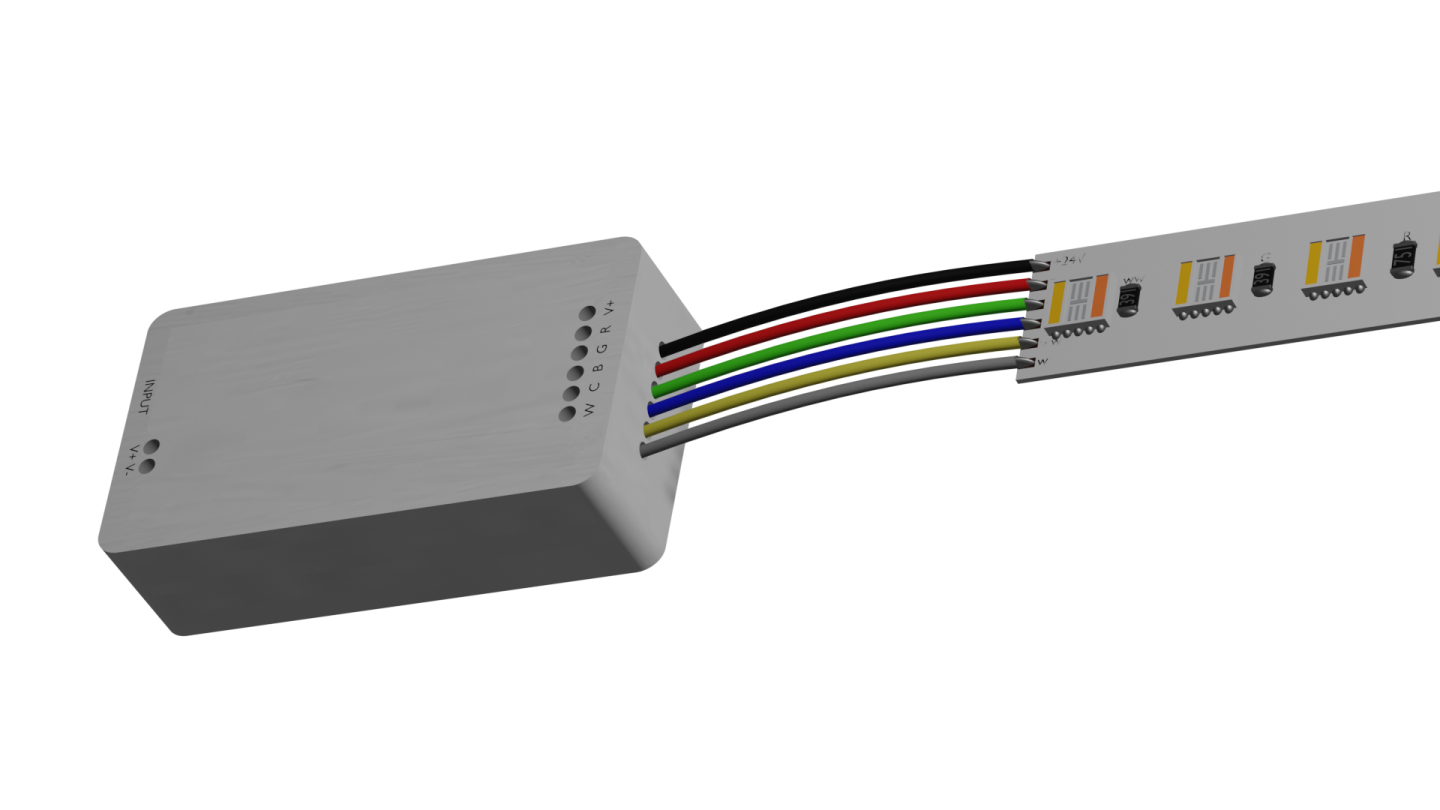 Anschluss LED Lichtband an ZigBee Steuergerät