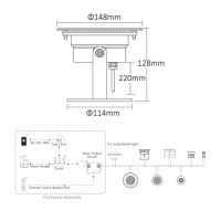MiBoxer PLC-UW1 9W RGB+CCT LED Unterwasserleuchte IP68 Gartenstrahler