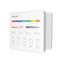 2.4G Wandschalter für RGB CCT Beleuchtung 4-Kanal MiLight kompatibel Batterie 2x AAA