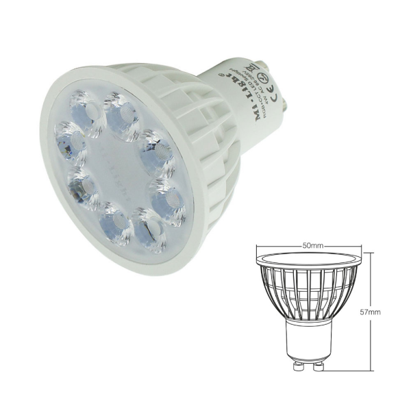 LED Gu10 Leuchtmittel Spot RGB+CCT Mr5,3