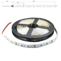 LED Lichtband 120 LED/m 5m Strip 18W/m mit 24VDC 2835 SMD...