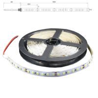 LED Lichtband 120 LED/m 5m Strip 18W/m mit 24VDC 2835 SMD...