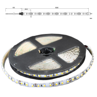 LED Lichtband 120 LED/m 5m Strip 9,6W/m mit 24VDC 3528...