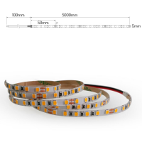 5mm breites LED Lichtband 120 LED/m 5m Strip 9,6W/m mit...