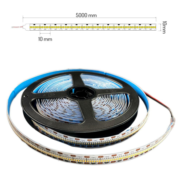 LED Lichtband 600 LED/m 24VDC Stripe Streifen 2210 SMD CRI90 4000K neutralweiß