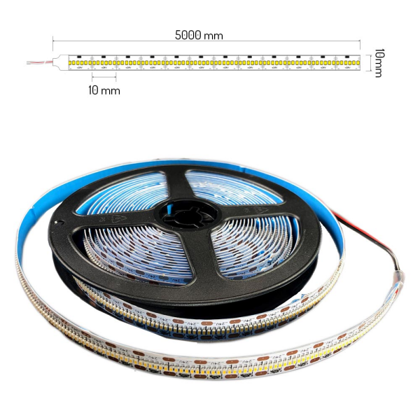 LED Lichtband 600 LED/m 24VDC Stripe Streifen 2210 SMD CRI90 6500K tageslichtweiß