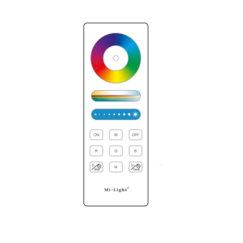 Milight 2.4G Wireless 8-Zonen Smart Panel Fernbedienung - Für RGB+CCT LED Leuchten, 30 M Reichweite