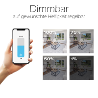 Smart ZigBee LED Gu10 Leuchtmittel kompatibel RGBCCT PRO MiBoxer Spot mit Wandschalter