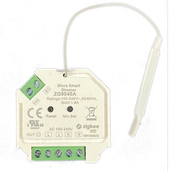 ZigBee Einbaudose Unterputz Dimmer 2adrig Controller ZigBee Light Link kompatibel Einzeldimmer