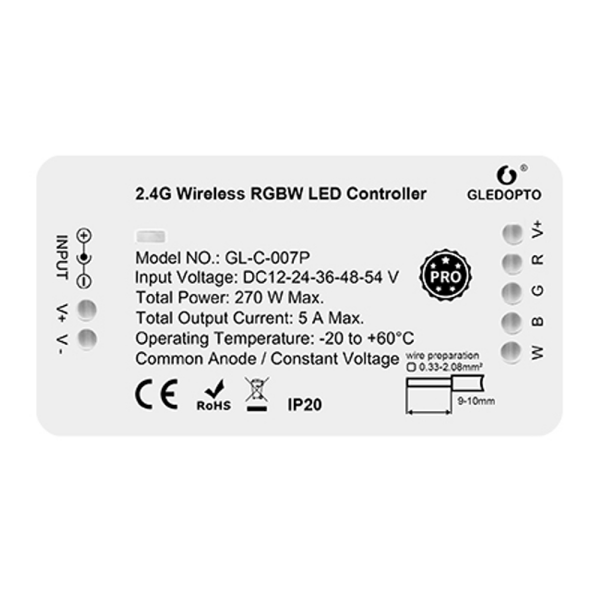 ZigBee Pro Serie Steuerger&auml;te Controller kompatibel mit MiLight MiBoxer RGBW