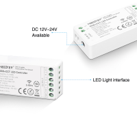 MiBoxer LED 1 Kanal Steuergeräte 12A Controller kleine Version RGBCCT (Farbwechsel+CCT)