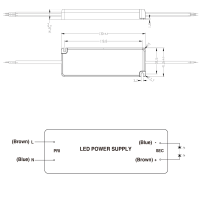 SNP Serie Netzteil LED-Trafo IP20 Konstantspannung Möbeltrafo 24 VDC 15 Watt