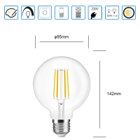 G95 LED E27 Leuchtmittel ZigBee3.0 Pro Serie CCT Farbtemperatur