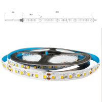 LED Strip Lichtband 5m 120 LED/m 200lm/W 10mm 9,6W/m