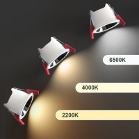 ZigBee Pro Deckeneinbaustrahler mit RGB Farbwechsel CCT Steuerung CRI90 6 Watt