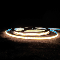 2poliges 24VDC COB CCT Farbtemperaturwechsler LED Weiß zu Warmweiß LED Lichtband 2700-6500K CRI90