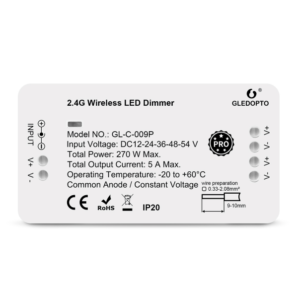 ZigBee Pro Serie Steuergeräte Controller kompatibel mit MiLight MiBoxer Dimmer / Einfarbig