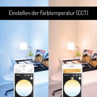 LED E27 Leuchtmittel ZigBee3.0 Pro Serie RGB Farbwechsel CCT Steuerung 6 Watt - Sale