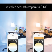 LED E27 Leuchtmittel ZigBee3.0 Pro Serie RGB Farbwechsel CCT Steuerung 6 Watt