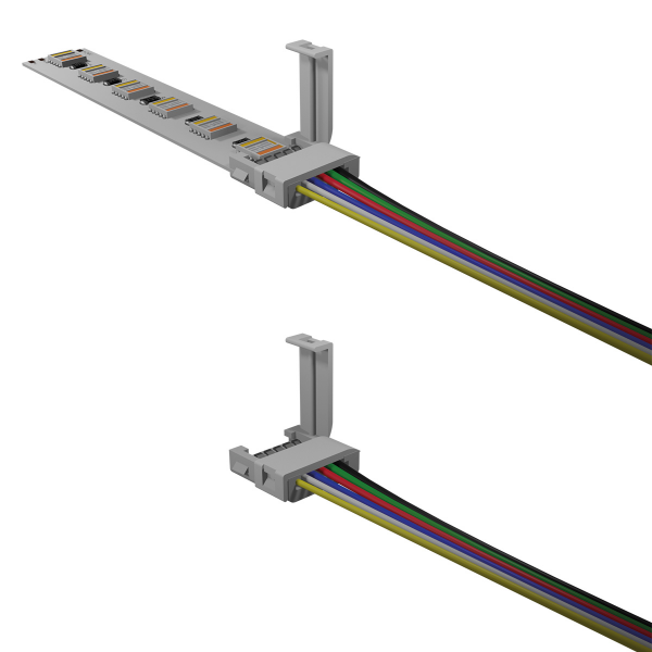 Direktverbinder und Anschlüsse für LED Lichtband Verbinder 6polig 12mm