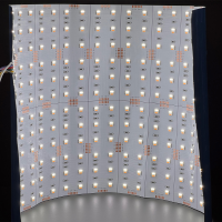 LED Folie 480x240mm 24VDC flexibel zuschneidbar RGBCCT- Farbwechsel