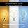 G95 LED E27 Leuchtmittel ZigBee3.0 Pro Serie CCT Farbtemperatur Glas - Amber - Sale
