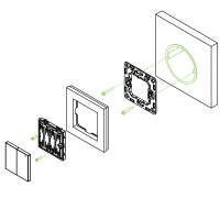 ZigBee Wandtaster für ZigBee Beleuchtung für Universelle ZigBee Systeme 4-fach Taster