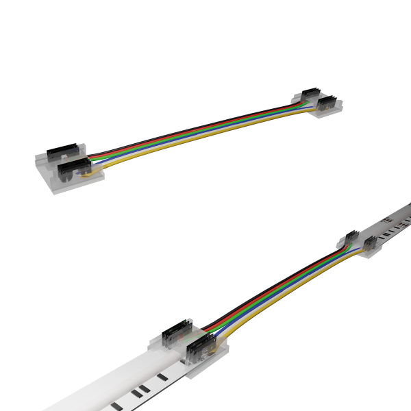 Direktverbinder und Anschlüsse für LED COB Lichtband 6p Verbinder / Brücke 12mm