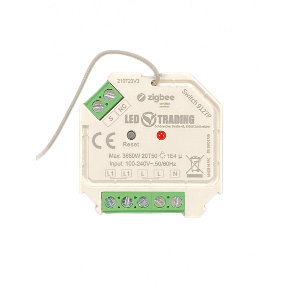 ZigBee Einbaudose Unterputz Taster Steuergerät Controller ZigBee 3.0 high Power 16A