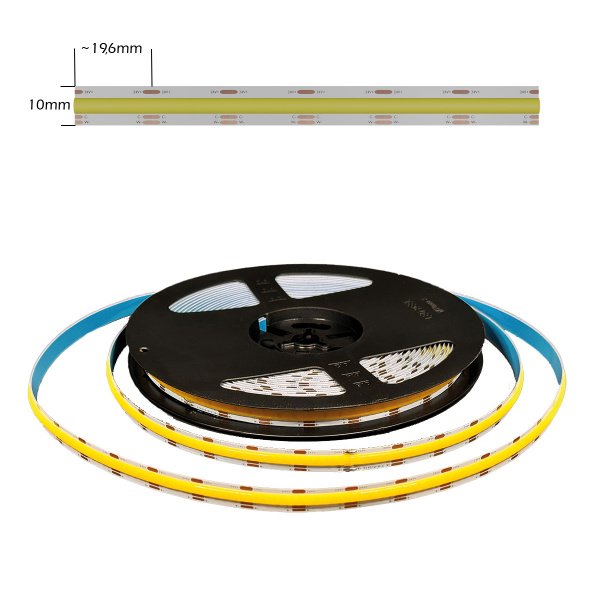 10m CCT COB  Lichtband 24DC LED CRI90 einseitig einspeisbar  IP20