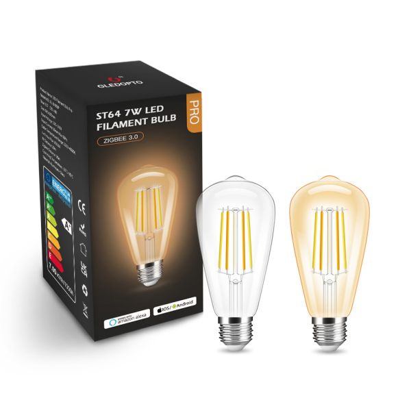 ST64 LED E27 Leuchtmittel ZigBee3.0 Pro Serie CCT Farbtemperatur - Sale