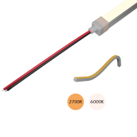 LED Neon Schlauch individuell kürzbar IP67 Außenbeleuchtung warmweiß 3000K