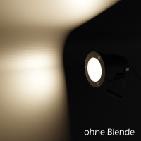 Blende für Smarthome Gartenstrahler WLED und ZigBee