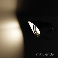 Blende für Smarthome Gartenstrahler WLED und ZigBee 9206 ZigBee