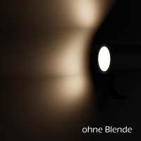 Blende für Smarthome Gartenstrahler WLED und ZigBee 9207 ZigBee