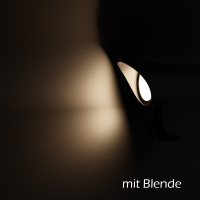 Blende für Smarthome Gartenstrahler WLED und ZigBee 9207 ZigBee