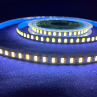 2in1 CCT Farbtemperaturwechsler LED Weiß zu Warmweiß LED Lichtband Stripe 5m 24VDC SMD5050 - Sale