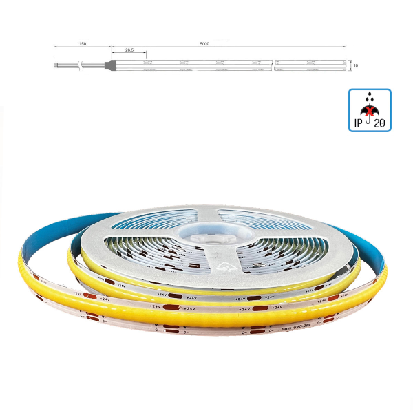 COB CCT Farbtemperaturwechsler LED Weiß zu Warmweiß LED Lichtband 1800K-6500K IP20 Sale