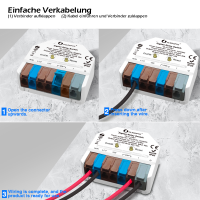 ZigBee AC Schalter Unterputz Einbaudose Steuerung 12-48VDC oder 230VAC