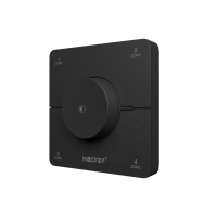 CCT Wandschalter mit Magnethalter Batteriebetrieben Schwarz MiBoxer K0S