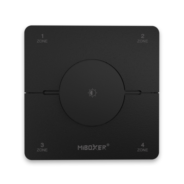 CCT Wandschalter mit Magnethalter Batteriebetrieben Miboxer Schwarz