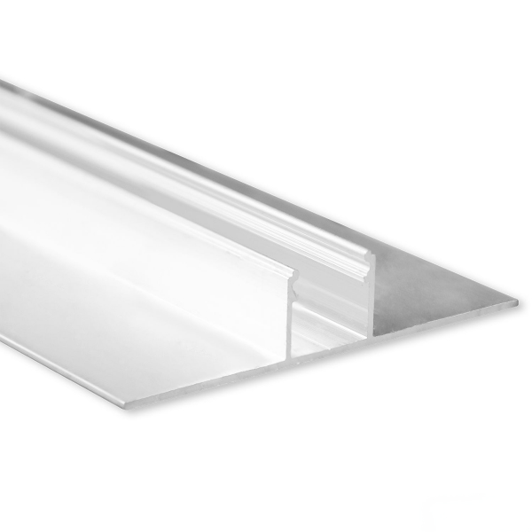 2m Trockenbauprofil für LED Lichtband max. 14mm 2m Aluprofil mit Abdeckung