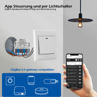 ZigBee AC Schalter Unterputz Einbaudose Steuerung 12-48VDC oder 230VAC SALE