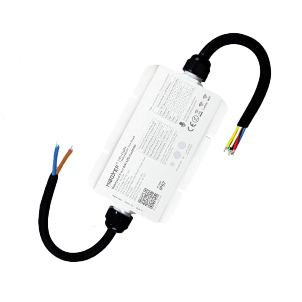 IP67 5in1 Controller MiBoxer RGBCCT Steuergerät 12-24V WL5-WP Alexa Google mit Tuya Modul SALE