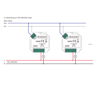 DALI-2 Unterputz-Relaisaktor SR-2701S-DT7 für 230V & 24V Lastschaltung