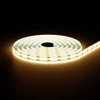 COB LED Lichtband CCT 24V – 10m, 8mm, 600 LED/m, 2700–6500K, CRI90, 3-polig