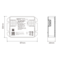 MiBoxer PLC Pool-LED-Leuchte 30 W RGB+CCT inkl. Zigbee-Steuerung (PLCZ1), IP68