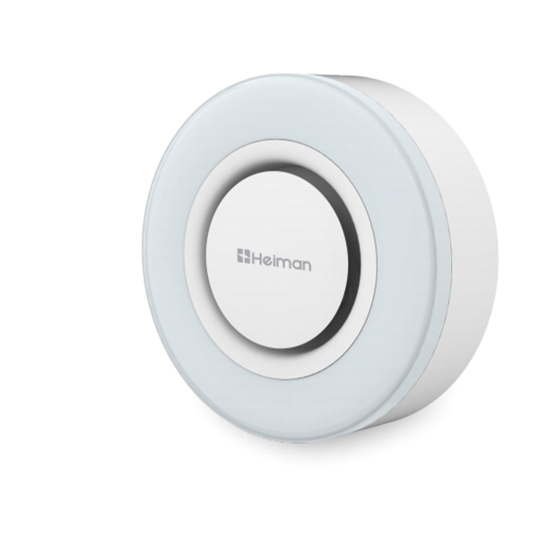 Zigbee Repeater & Nachtlicht – Smarte Reichweitenverlängerung mit Orientierungslicht Heiman HS2RNL