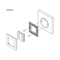 Matter 8-Tasten-Wandtastatur SHM024 / SR-MT9001K8-WSK
