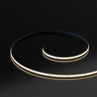IP65 Spritzwassergeschützt 30m Rolle COB 48VDC LED Lichtband CRI90 einseitig einspeisbar 3000K warmweiß